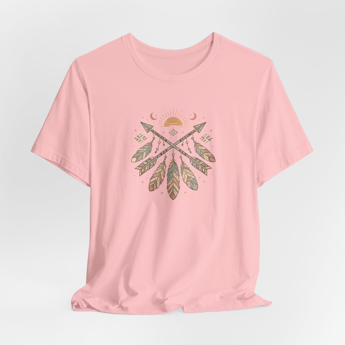 Azteken Pfeile T-Shirt – Boho Southwestern Design