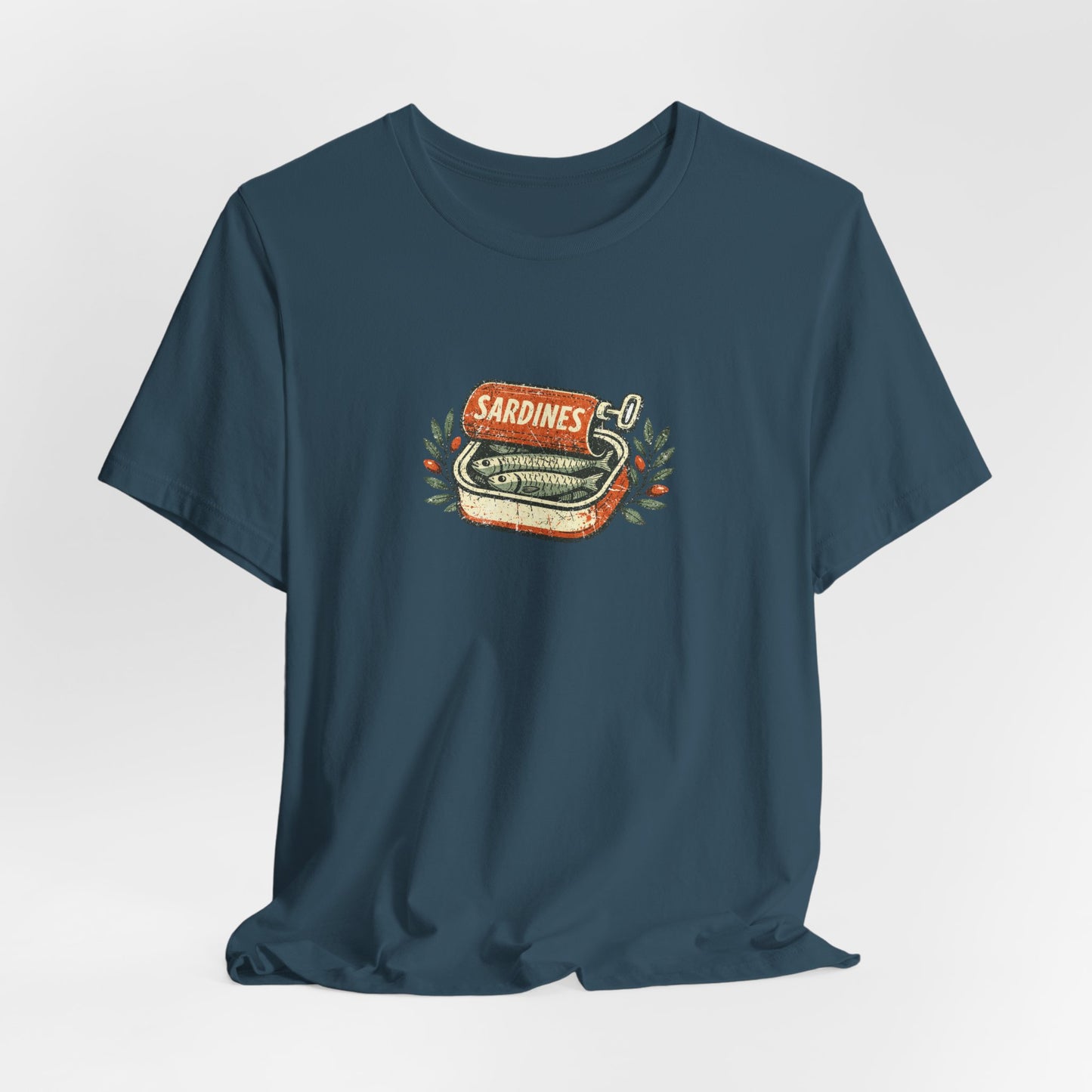 Vintage Sardinen T-Shirt – Retro Sardinen-Dose Design