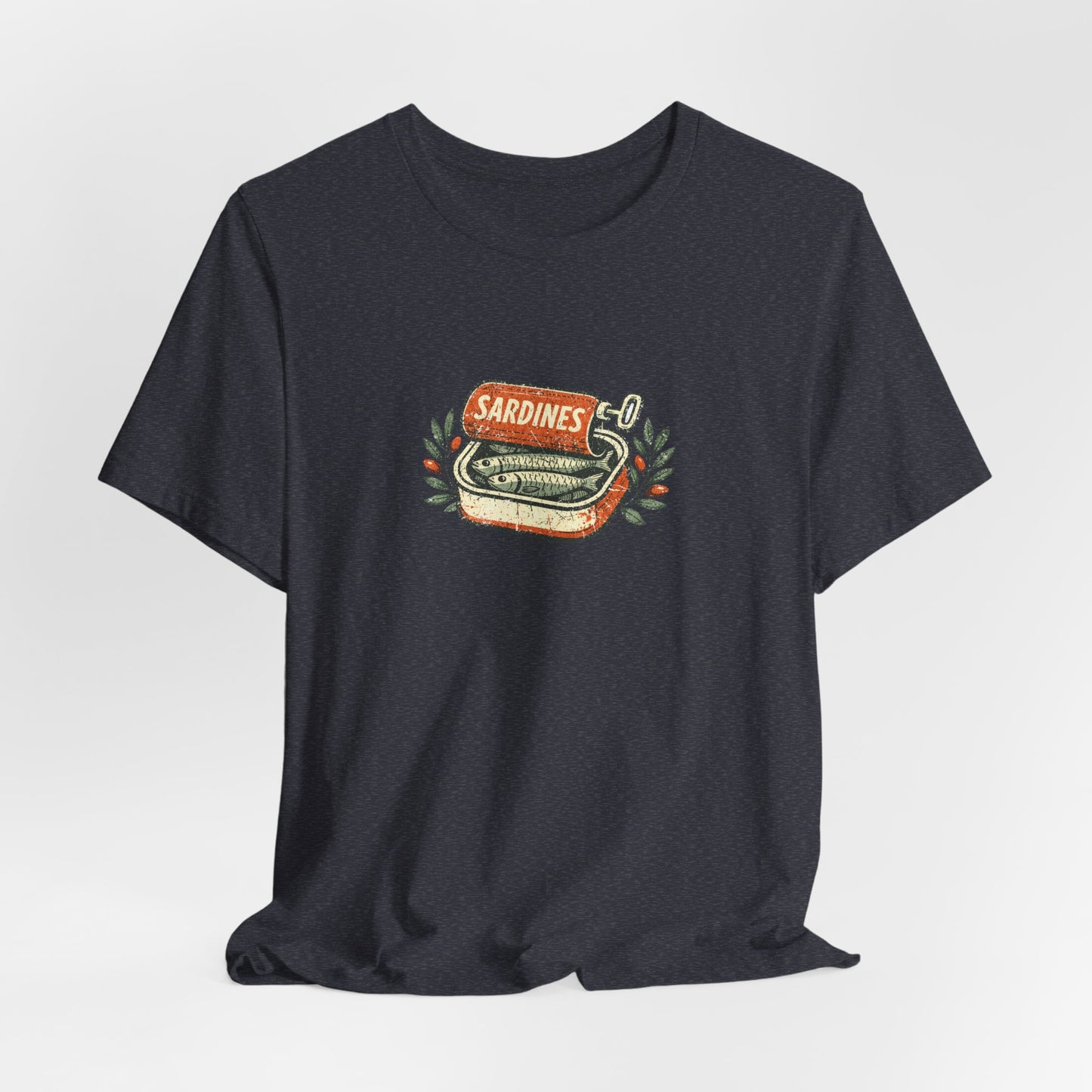 Vintage Sardinen T-Shirt – Retro Sardinen-Dose Design