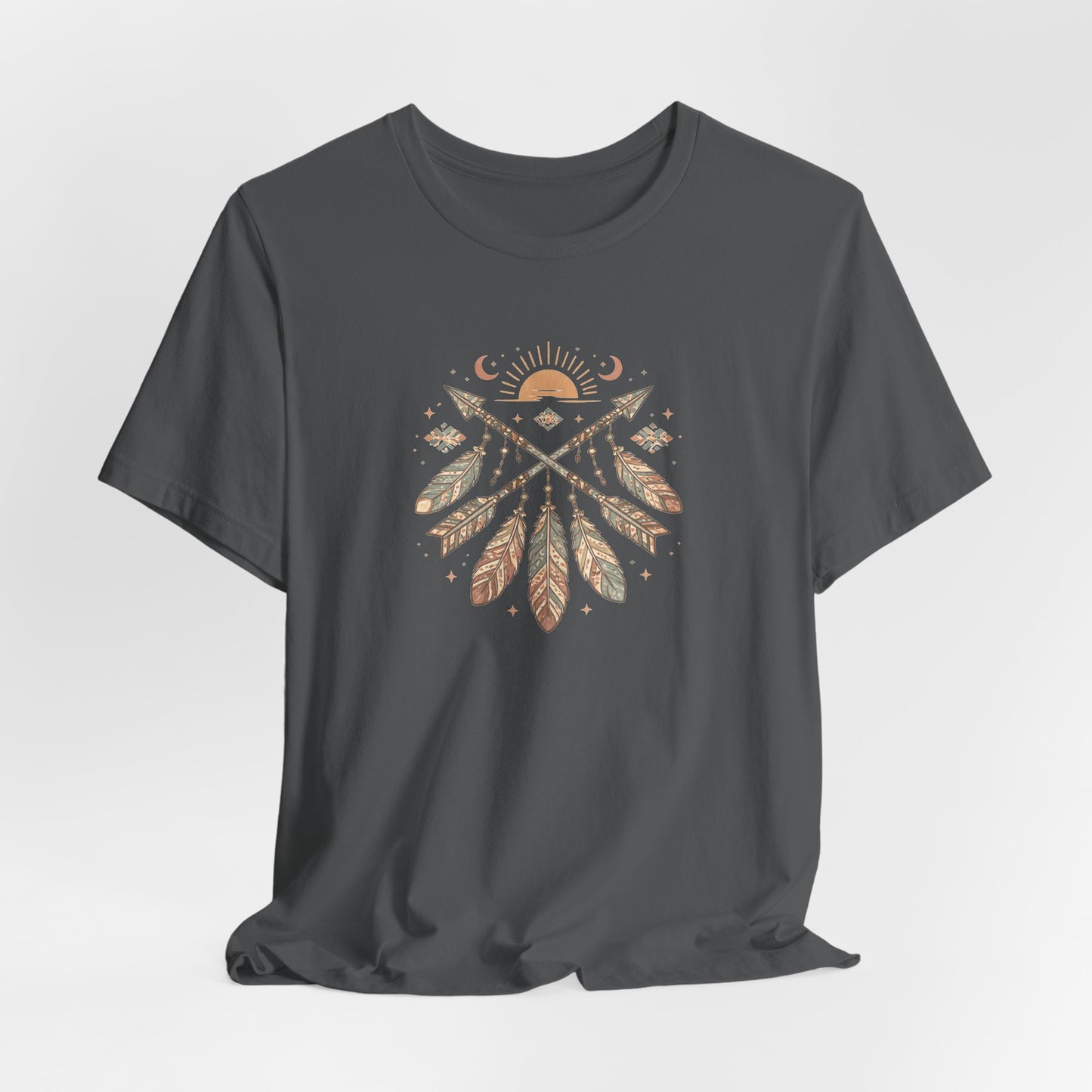 Azteken Pfeile T-Shirt – Boho Southwestern Design