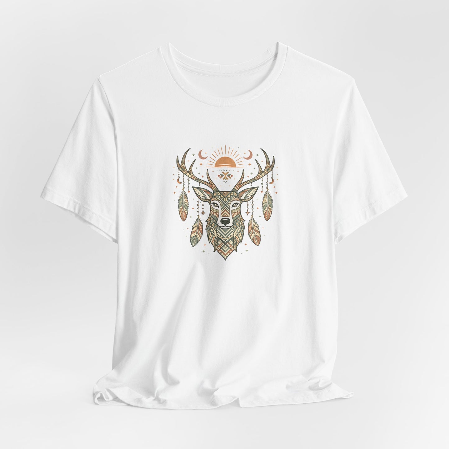 Azteken Reh T-Shirt – Boho Southwestern Ethno Design