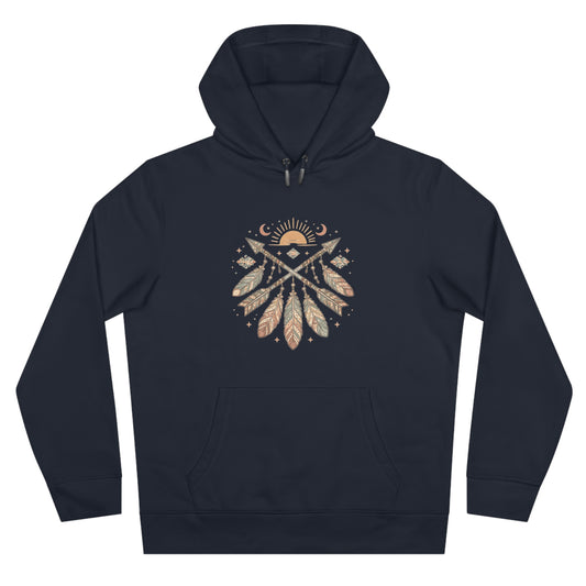 Azteken Pfeile Hoodie – Boho Southwestern Ethno Design