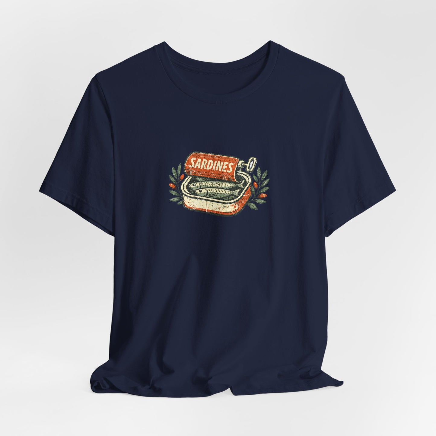 Vintage Sardinen T-Shirt – Retro Sardinen-Dose Design