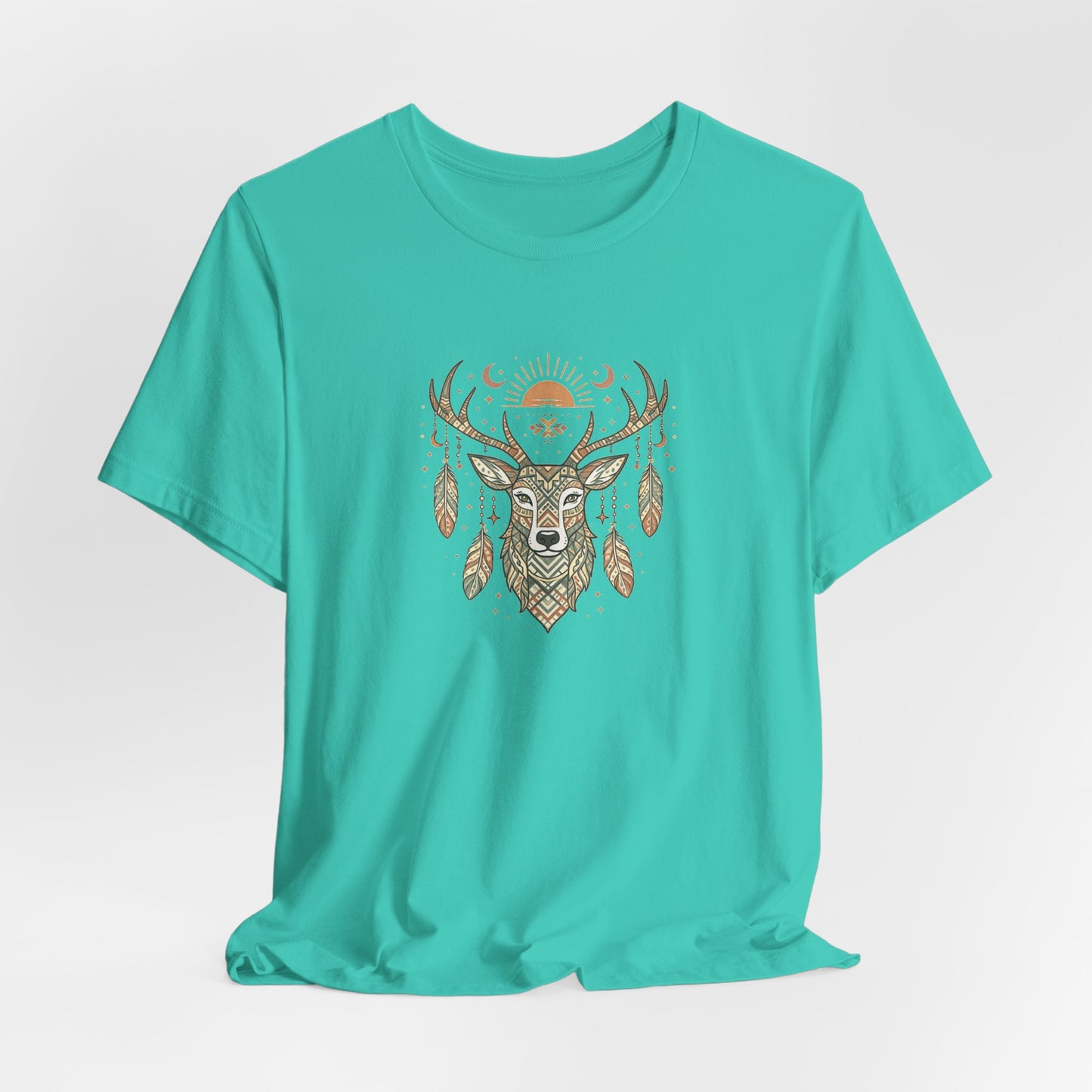Azteken Reh T-Shirt – Boho Southwestern Ethno Design