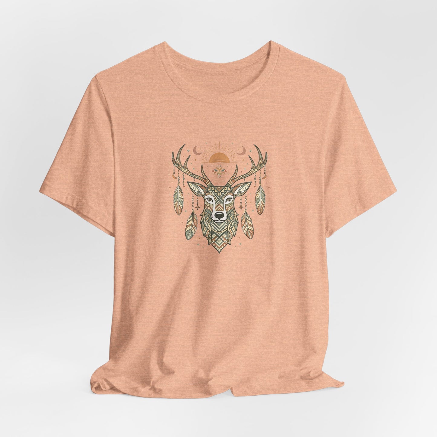 Azteken Reh T-Shirt – Boho Southwestern Ethno Design