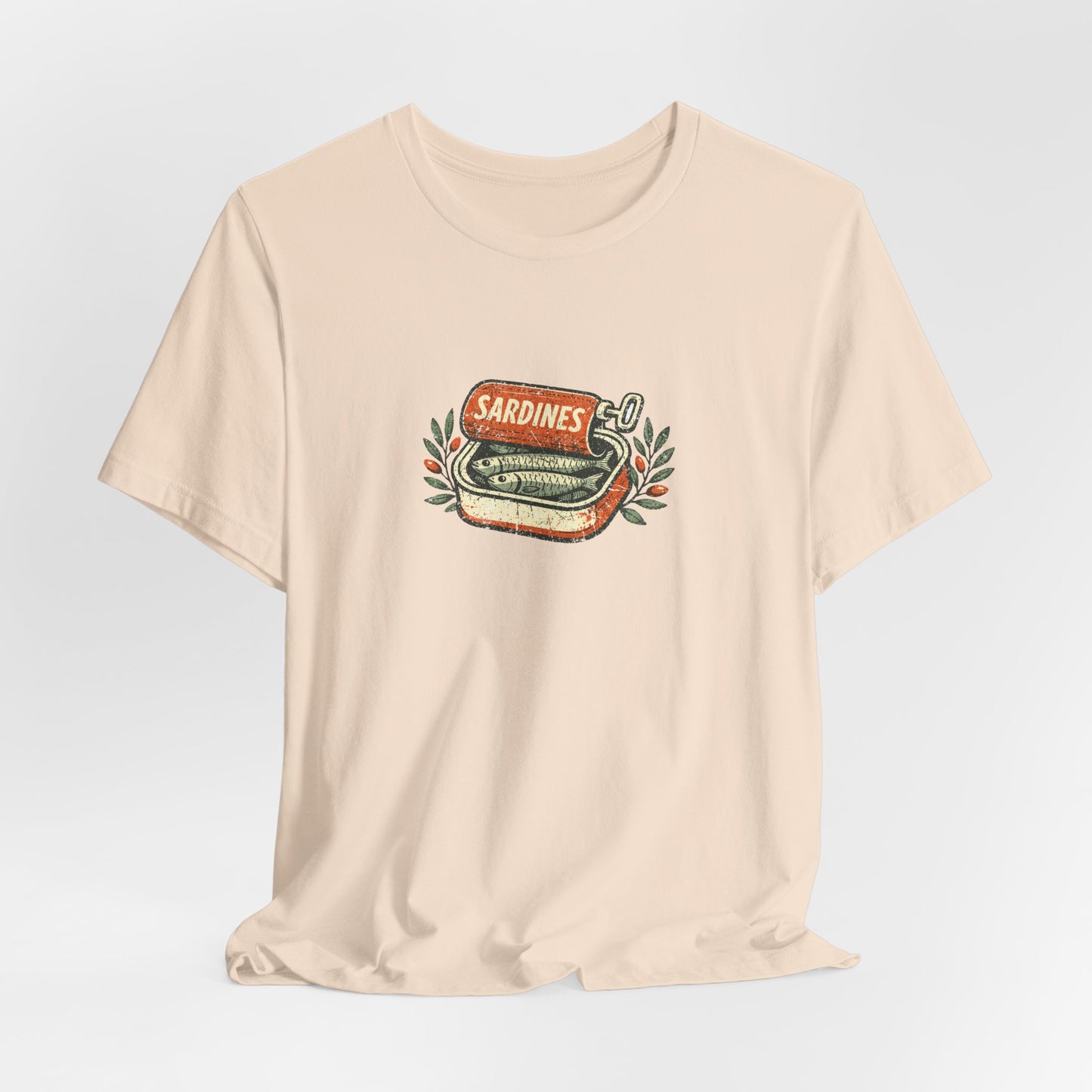 Vintage Sardinen T-Shirt – Retro Sardinen-Dose Design