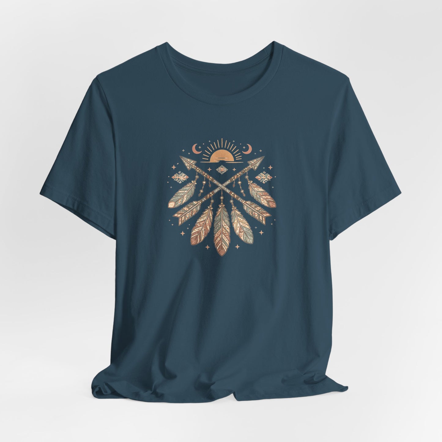 Azteken Pfeile T-Shirt – Boho Southwestern Design