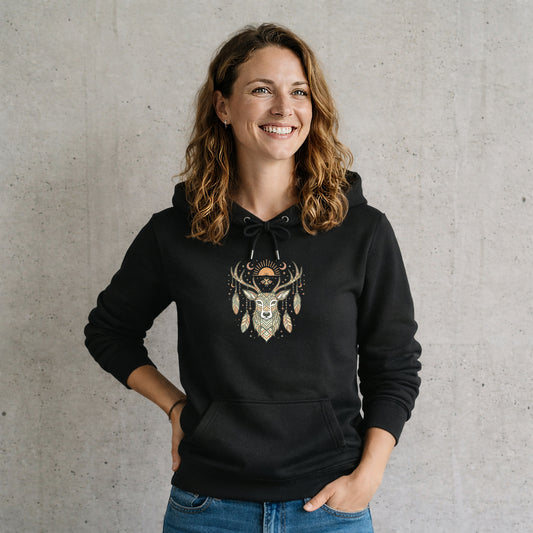 Azteken Reh Hoodie – Boho Southwestern Ethno Design